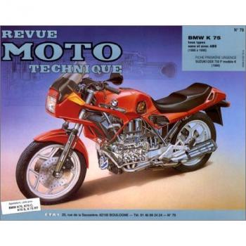 RMT Revue Moto Technique 79.2 BMW K75 TOUS TYPES