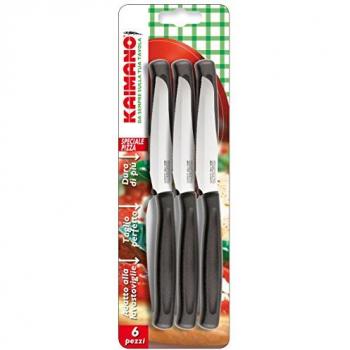Set coltelli Kaimano 1023426 DINAMIK per pizza Nero