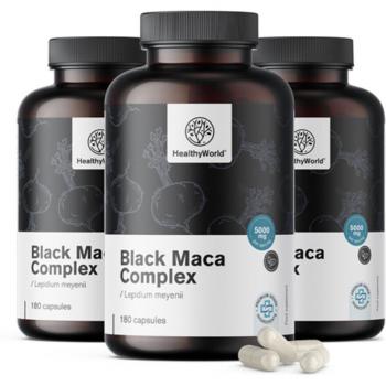 HealthyWorld® Maca Noire Forte 5000 mg