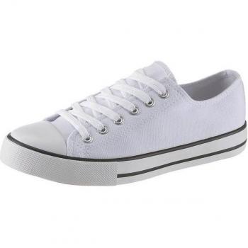 CITY WALK Classic Sneaker – Basic Look, Freizeitschuh, Halbschuh, Weiß