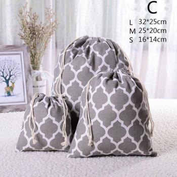 Bolsa de Viaje para Zapatos Kids – Lino y Algodón