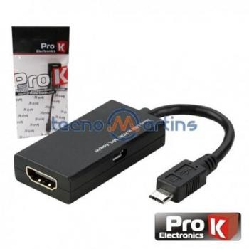 Adaptador MHL p/ HDMI Fêmea Prok