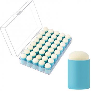 40 Piece Finger Sponge Dauber Kit with Storage Box