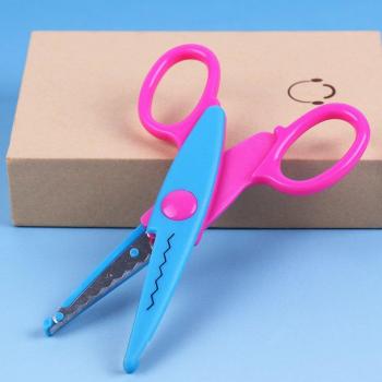 Metal and Plastic Lace Scissors