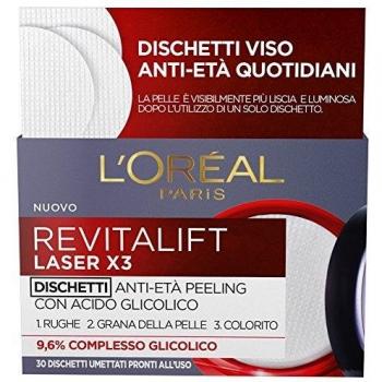 Revitalift Laser X3 Discos de Peeling Facial con Ácido Glicólico
