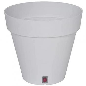 Jardinera Redonda Riviera Loft 60 cm – Blanco