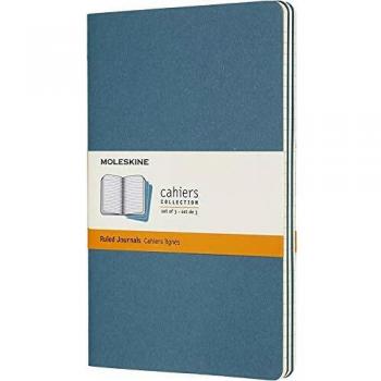 Brisk Blue Large Ruled Notebook by Moleskine