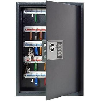 Pavo Armadietto Elettrico per Chiavi Grigio Scuro