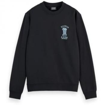 Felpa Nero L Scotch & Soda 179897
