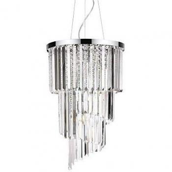 Netlighting Carlton 8 Light Ceiling Pendant Chrome E14