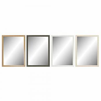 Specchio Parete Dkd 56x2x76 cm in Bianco
