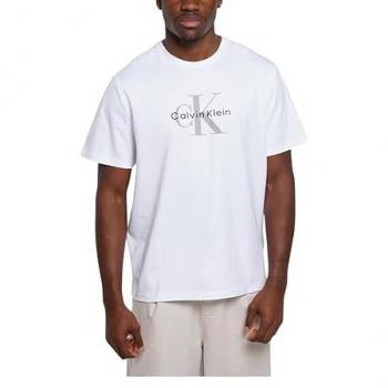 Calvin Klein Jeans T-Shirt Hero Monologo in stile polo a maniche lunghe