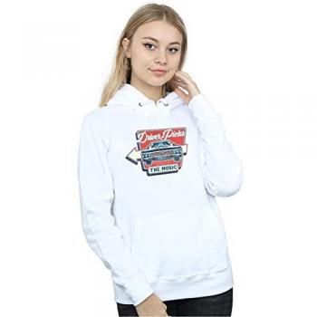 Driver Picks The Music Women’s Hoodie – White, Large