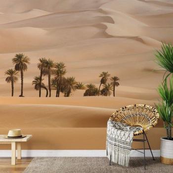 Murale Panoramique Dune et Palmiers