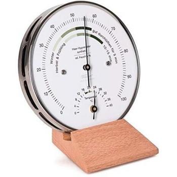 Hygromètre 100 mm Fischer 122.01HT Acier inox