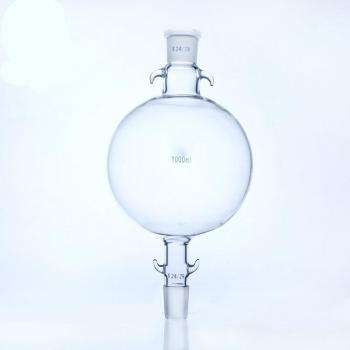 Bola de Almacenamiento de 1000mL para Cromatografía con Boca 24/29 en Vidrio Borosilicato