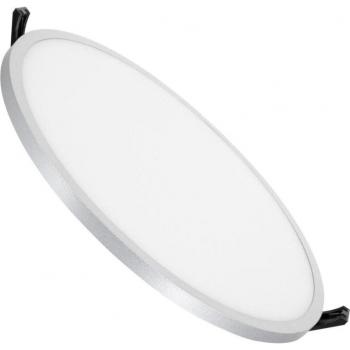 Rundflächiger LED Einbaustrahler 30W Grau