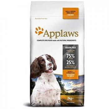 Applaws Hundefutter Small & Medium Adult – 2 × 2 kg Huhn (20 % Rabatt)
