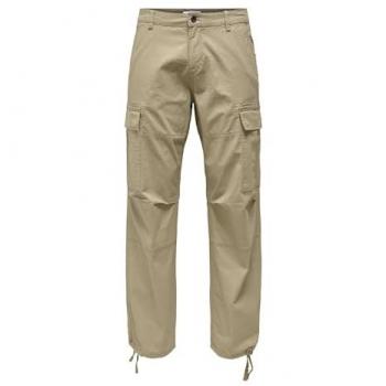 Only & Sons Pantaloni Cargo Ray Life 0020 Ribstop Lunga Chinchilla 29