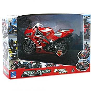 Moto Giocattolo Elettrica con Effetti Sonori e Luminosi, 1:12