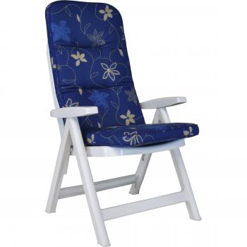 Cuscino Angerer per Sedia 50 x 120 cm, Corfù Blu