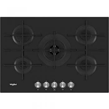 Piano Cottura a Gas 73 cm 5 Fuochi Nero