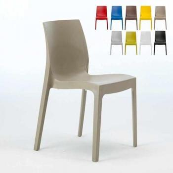 Chaise empilable Grand Soleil pour salle à manger