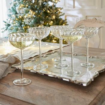 Set de 6 verres transparents Bavella (18 cm)