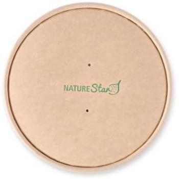 50 NATURE Star Deckel für Einweg-Salatschalen Ø 15,0 cm braun