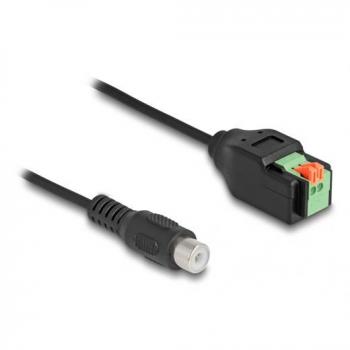 Delock Cinch-Buchse zu Terminalblock Adapter
