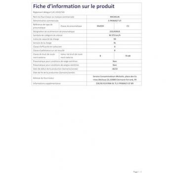 MICHELIN E Primacy Sommerreifen 235/45R19 99W XL