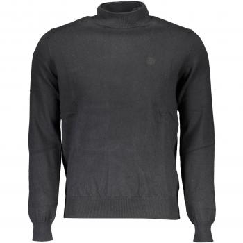 North Sails Men's Black Cotton Turtleneck