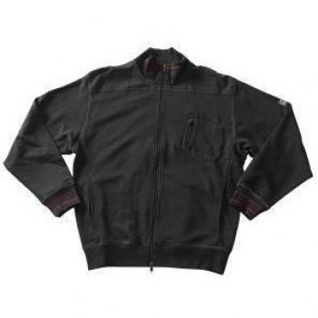 Sudadera Mascot “Frontline” Negro L – Cierre completo