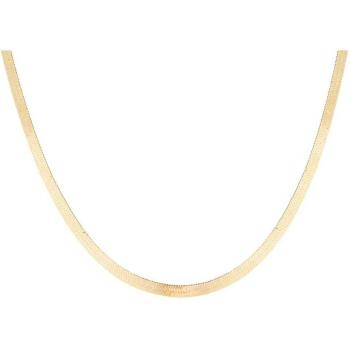 Collar con Colgante Plana y Brillo