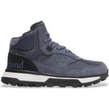 Timberland Youth Trekker Mid GORE‑TEX Trainer – Dark Blue & Light Blue (UK 6.5)