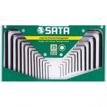 Juego de Llaves Imbus SATA 25 Piezas en Estuche