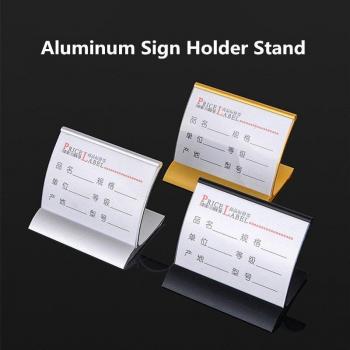 Countertop Metal Name Card Holder