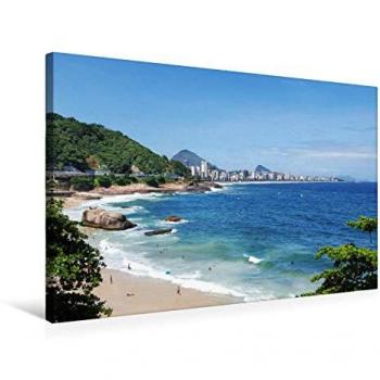 CALVENDO – Textil‑Leinwand 75 × 50 cm, Querformat, Thema „Rio de Janeiro’s Geheimstrand“, Druck von Maren Woiczyk