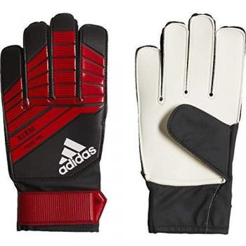 Adidas YP Football Gloves – Triple Color Black/Red/White, Size 9