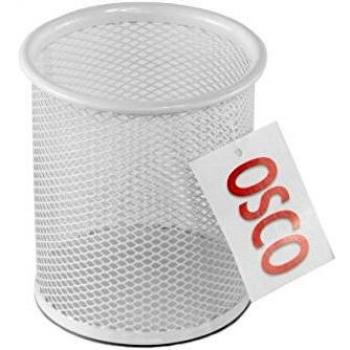 OSCO PP1 White Wire Mesh Pen Pot