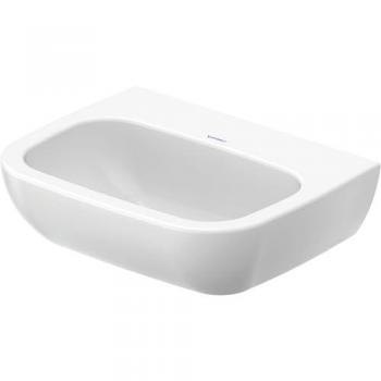 Duravit Vasque D‑Code 2311550070 55×43 cm – Blanc – sans trop‑plein, sans trou de robinetterie