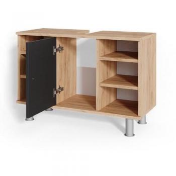 Mobile sottolavabo Fynn, 80 x 54 cm, Antracite