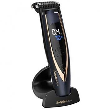 BaByliss MEN Super Stubble XTP Stubble and Beard Trimmer Blue/Rose Gold