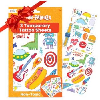Doodle Mania Temporary Tattoos – 3 Pack