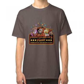 Camisa Dark Grey Freddy Fazbear’s Pizza FNAF
