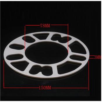 Espaciadores de rueda del coche en aleación de aluminio 3mm-10mm, compatible con 4X98/100/108/114