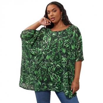 Haut cape Yours Curve vert London EU 52 (UK 24)