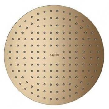 Douche de tête encastrée Axor Hansgrohe 35298140, bronze brossé