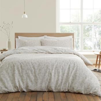 Bianca Shadow Leaves 200 Thread Count Cotton Duvet Cover and Pillowcase Set