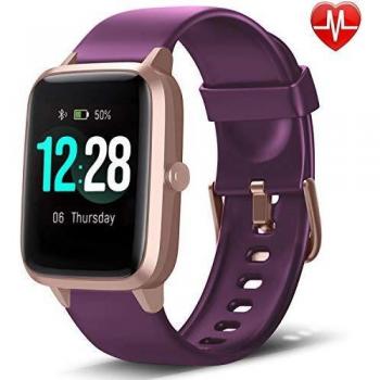 LETSCOM Fitness Wristband – Heart Rate, Sleep, Step, and Calorie Tracking